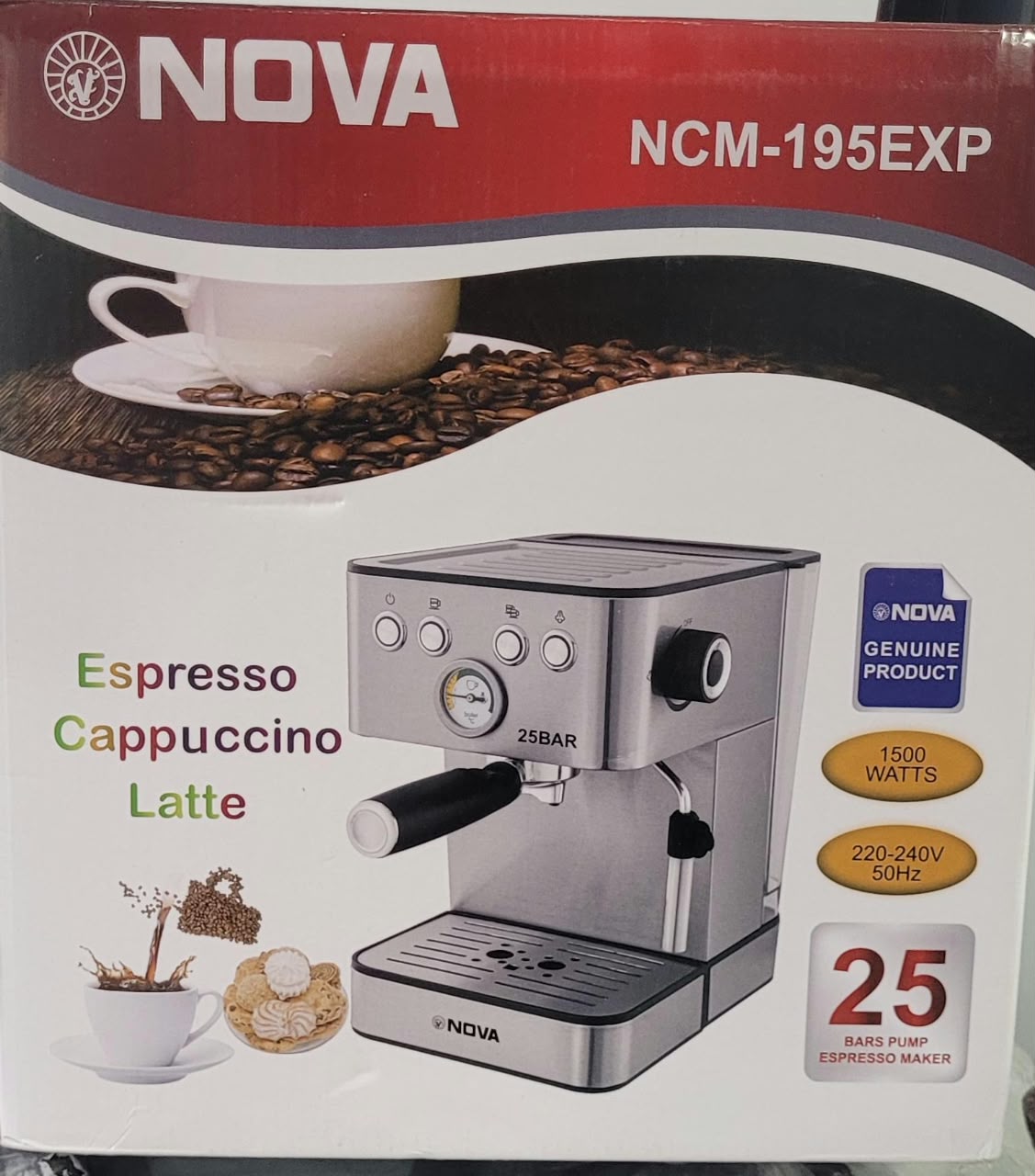 اسپرسوساز NOVA مدل NCM-195EXP